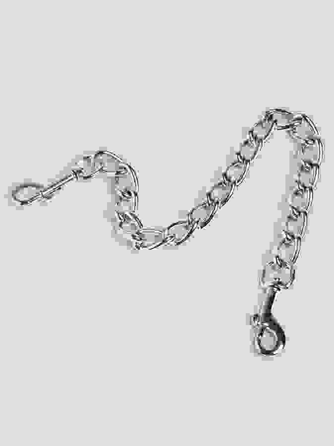 DOMINIX Deluxe Metal Connector Chain 15.5 Inch, Silver, hi-res